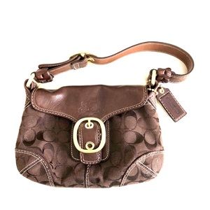 COACH small brown monogram